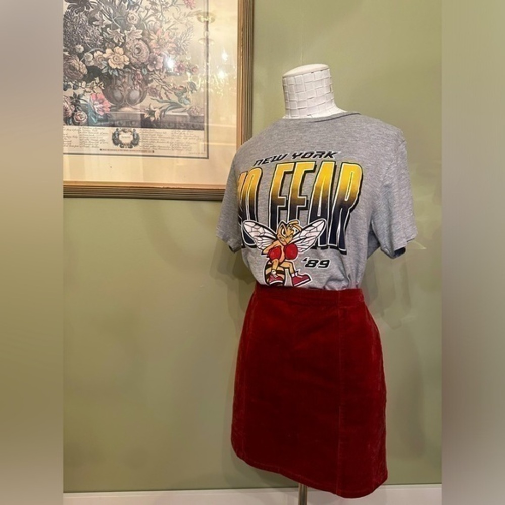 Vintage No Fear Bee T-Shirt Single Stitch Graphic Logo